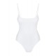 Monday Swimwear Official Store Bahamas One Piece - White Rib