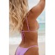 Monday Swimwear Official Store Barbados Top - Orchid Jacquard