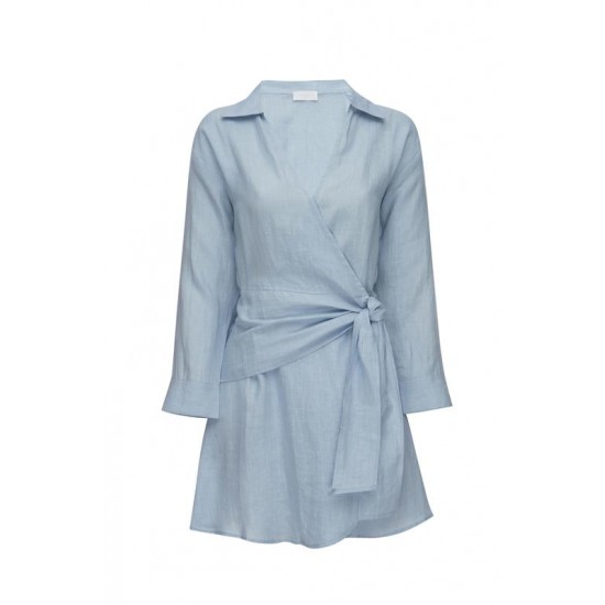Monday Swimwear Official Store Kythira Dress - Sky Blue