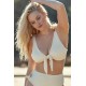 Monday Swimwear Official Store Portugal Top - Ivory Crinkle